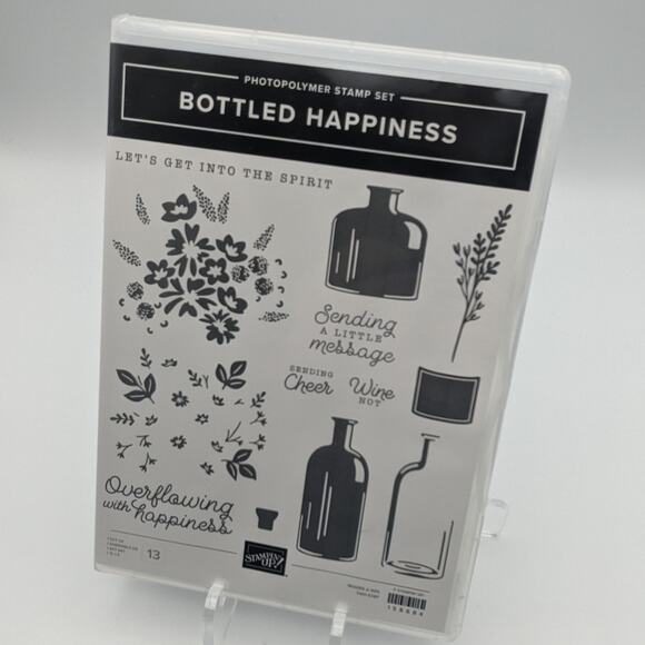 Stampin Up Stamp Set BOTTLED HAPPINESS 158684 Stamping Cardmaking DIY Papercraft - Picture 1 of 3